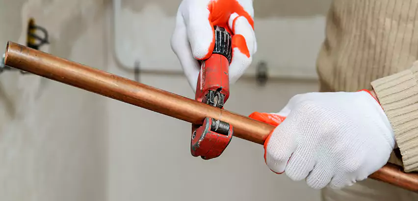 Temporary Copper Pipe Repair Pleasant Prairie, WI